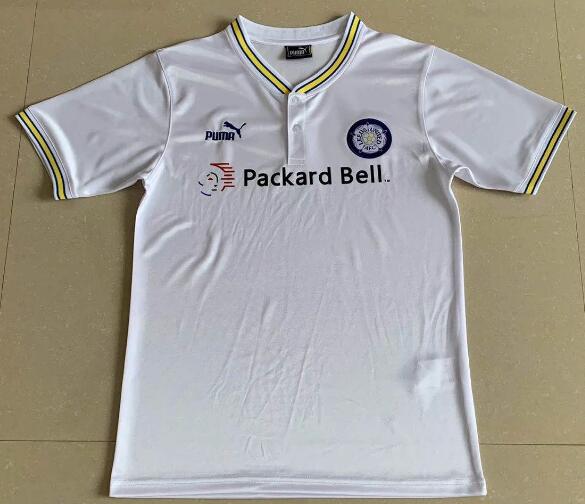 1998 Leeds United Retro Home Kit Soccer Jersey